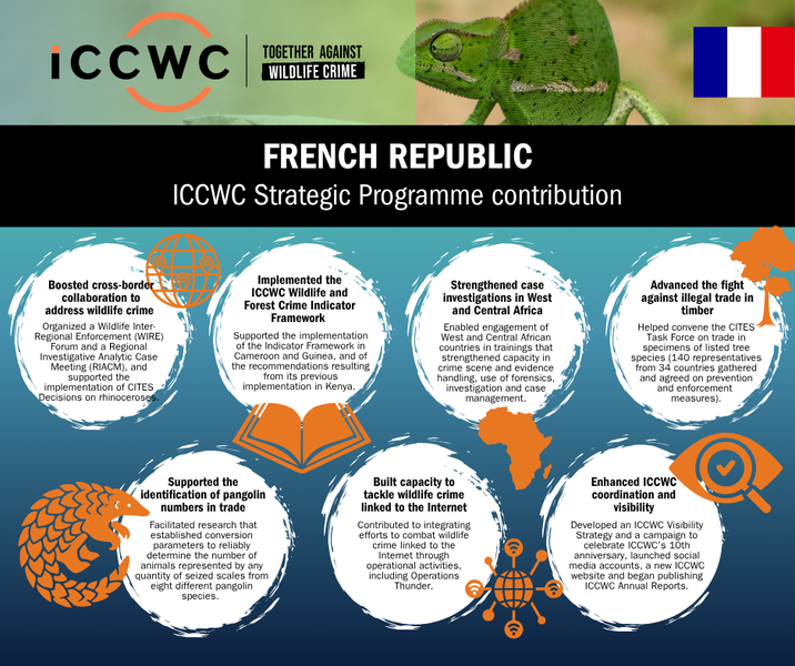 France contribution to the ICCWC Strategic Programme (2016-2020)